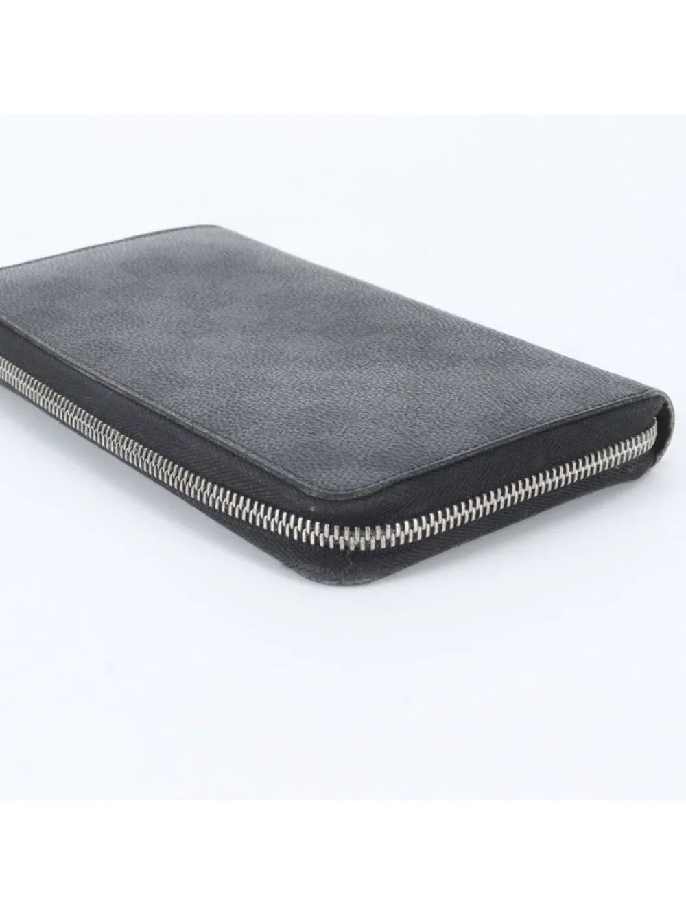 Louis Vuitton Damier Graphite Zippy Leather Wallet Second